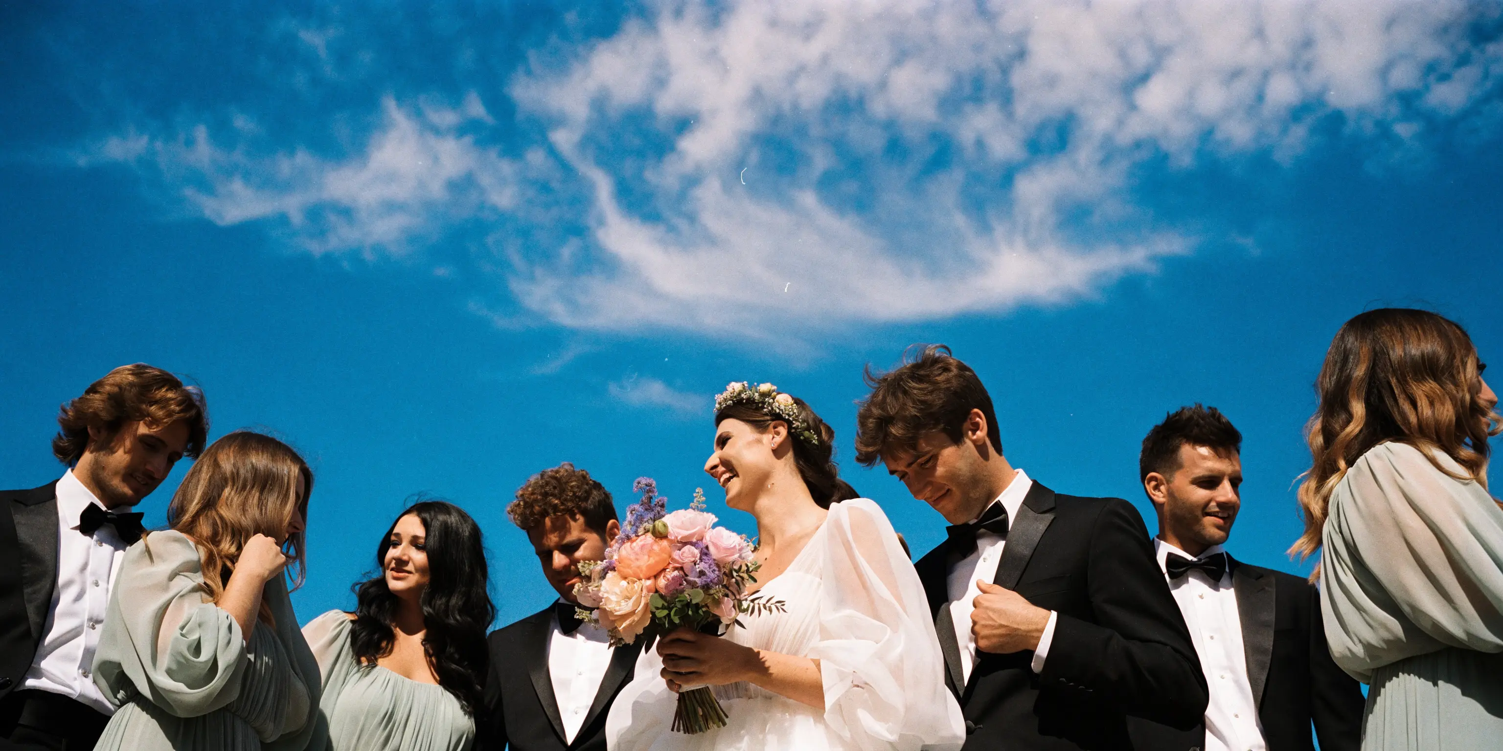 Lawn wedding ceremony setup by the lake
